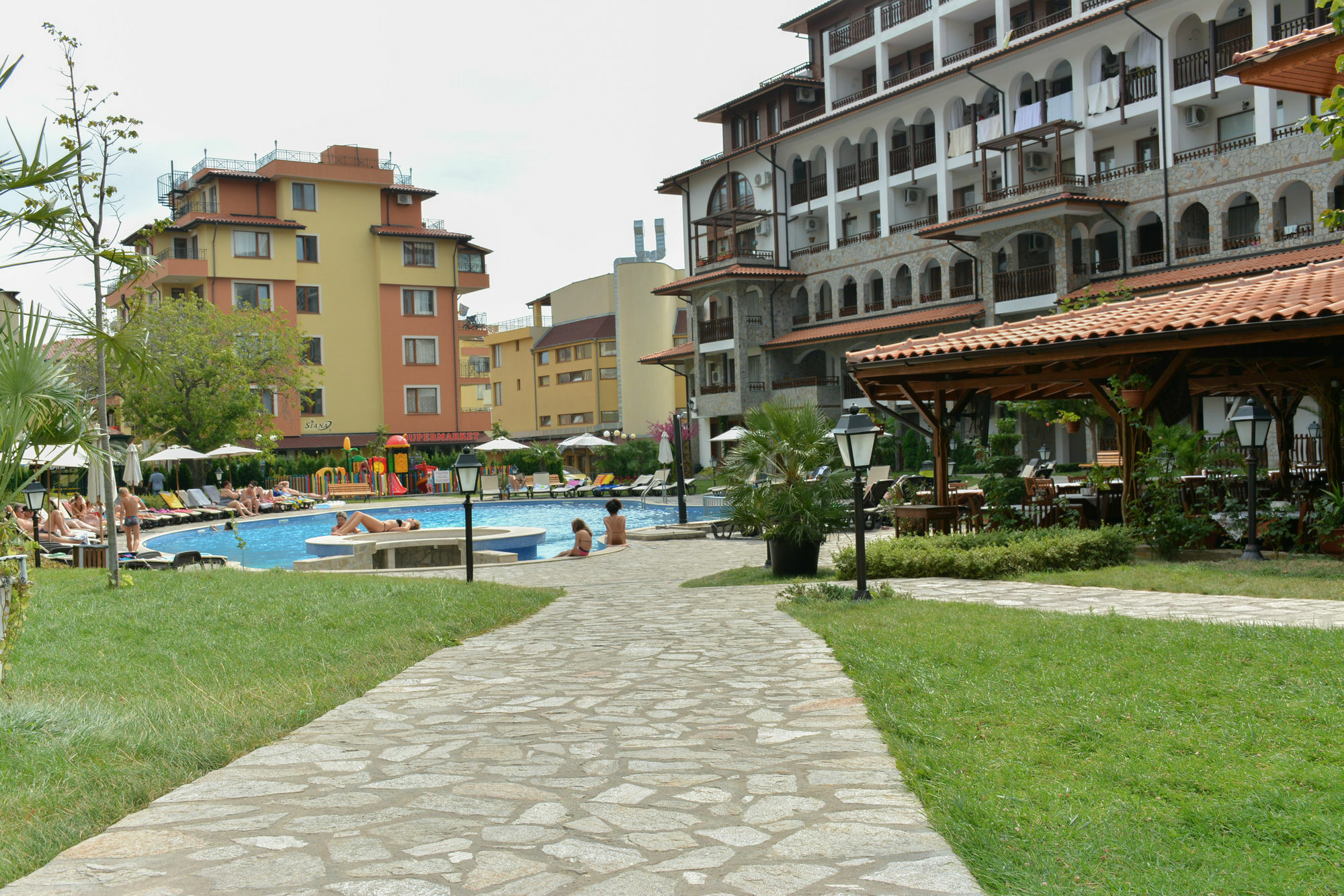 Olymp Apart-Complex Sveti Vlas Bagian luar foto